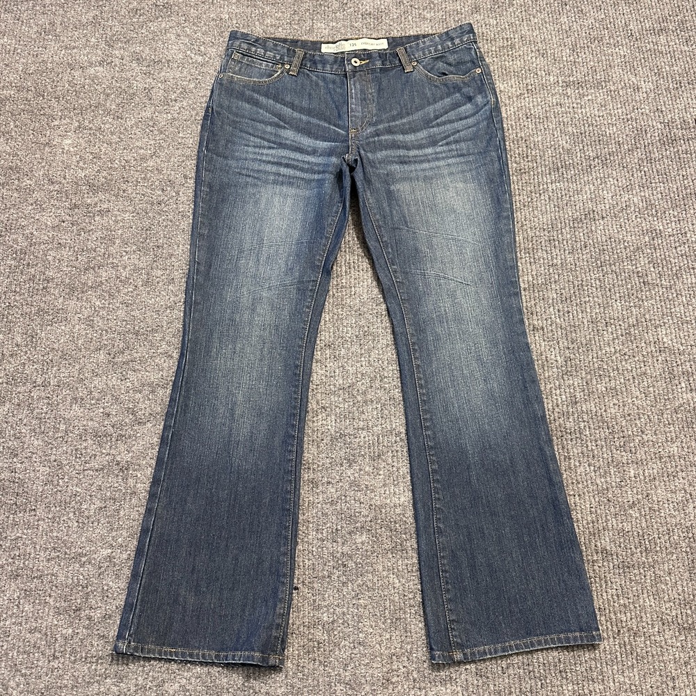 Charlotte Russe Womens Jeans Size 12s Everyday Boot‎ Blue Low Rise